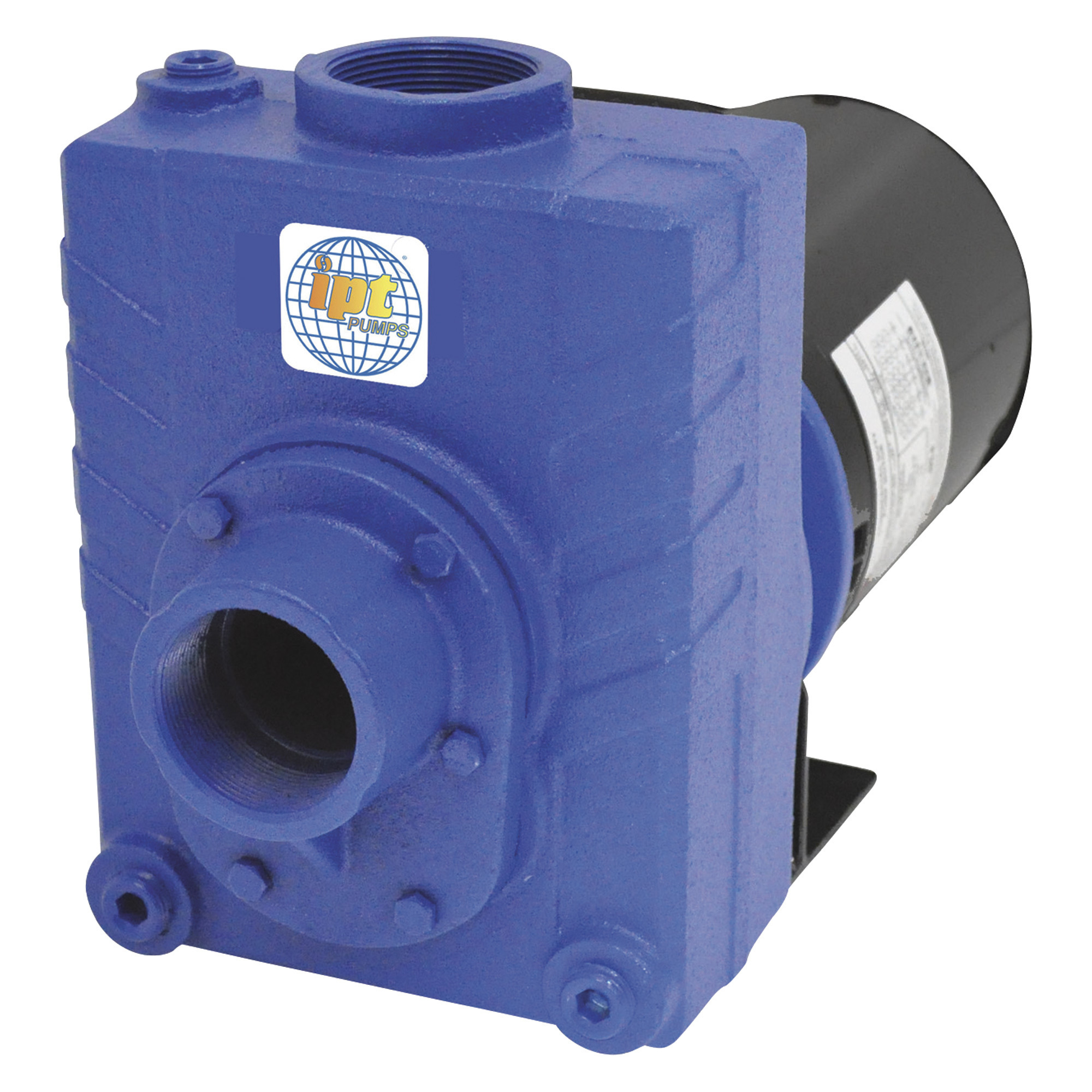 IPT Cast Iron Self-Priming Centrifugal Water Pump, 9,000 GPH, 3 HP, 2in., 3-Phase, Model# 2766-IPT-95